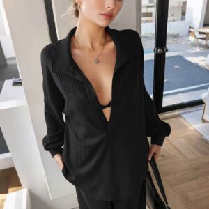 Women's Best-Selling Long-Sleeve Casual Loose-Fit Shirt